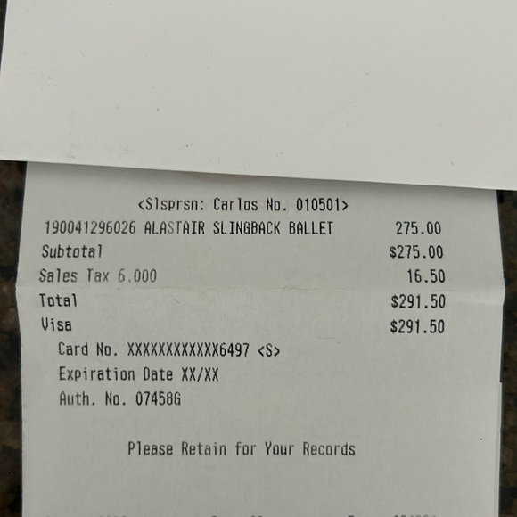 Tory Burch Alastair Slingback Ballet Flats size 11 Suede and patent - Picture 8 of 9